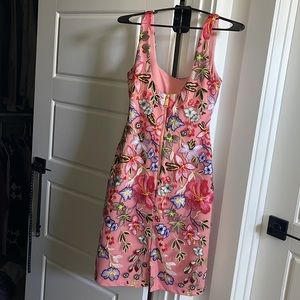 Nicole Miller dress—gorgeous detailing.